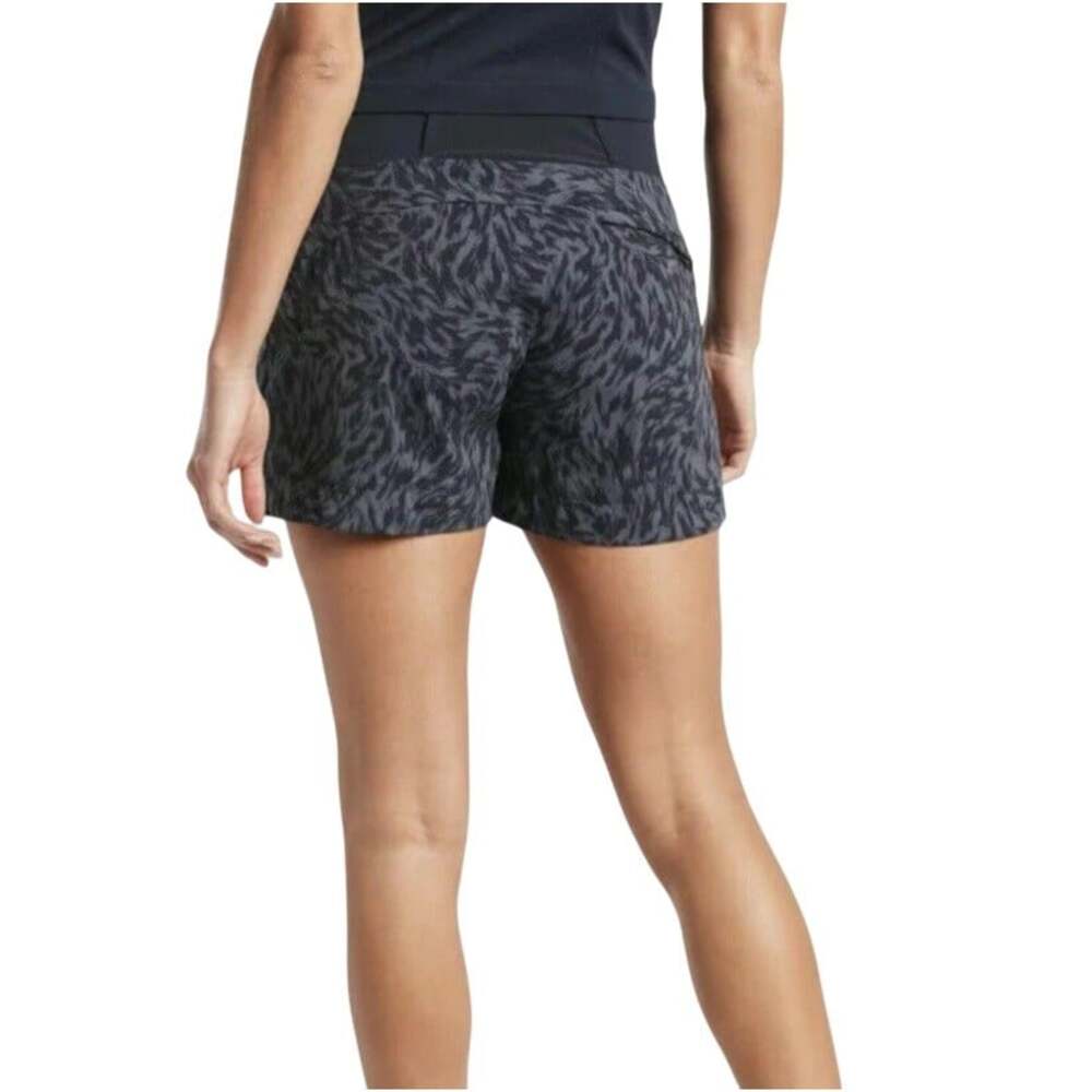 Athleta Women's Lynx Navy Trekkie North Printed Athletic Shorts Size 0 - Picture 2 of 11